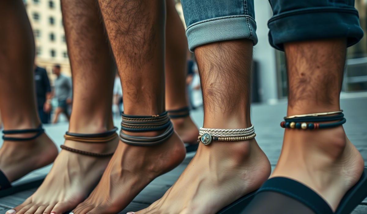 do men wear anklets