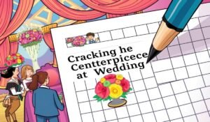 centerpieces at weddings nyt crossword