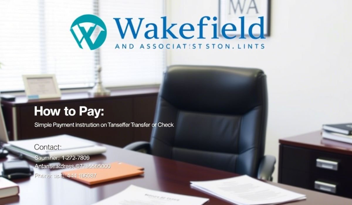 wakefield and associates payment