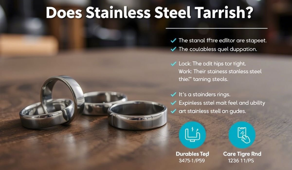 does stainless steel rings tarnish