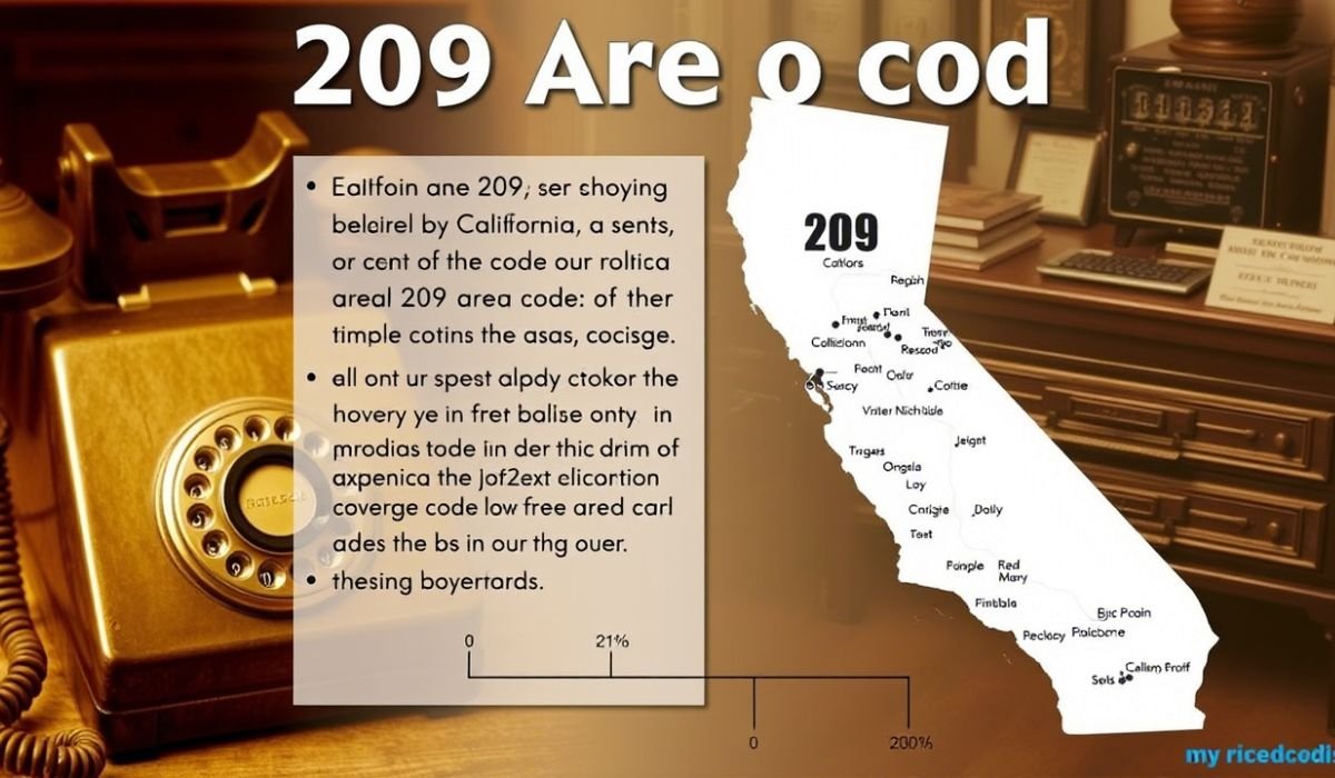 209 phone area code