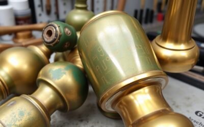 does brass turn green