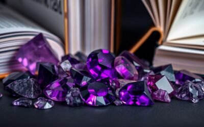 purple gemstones